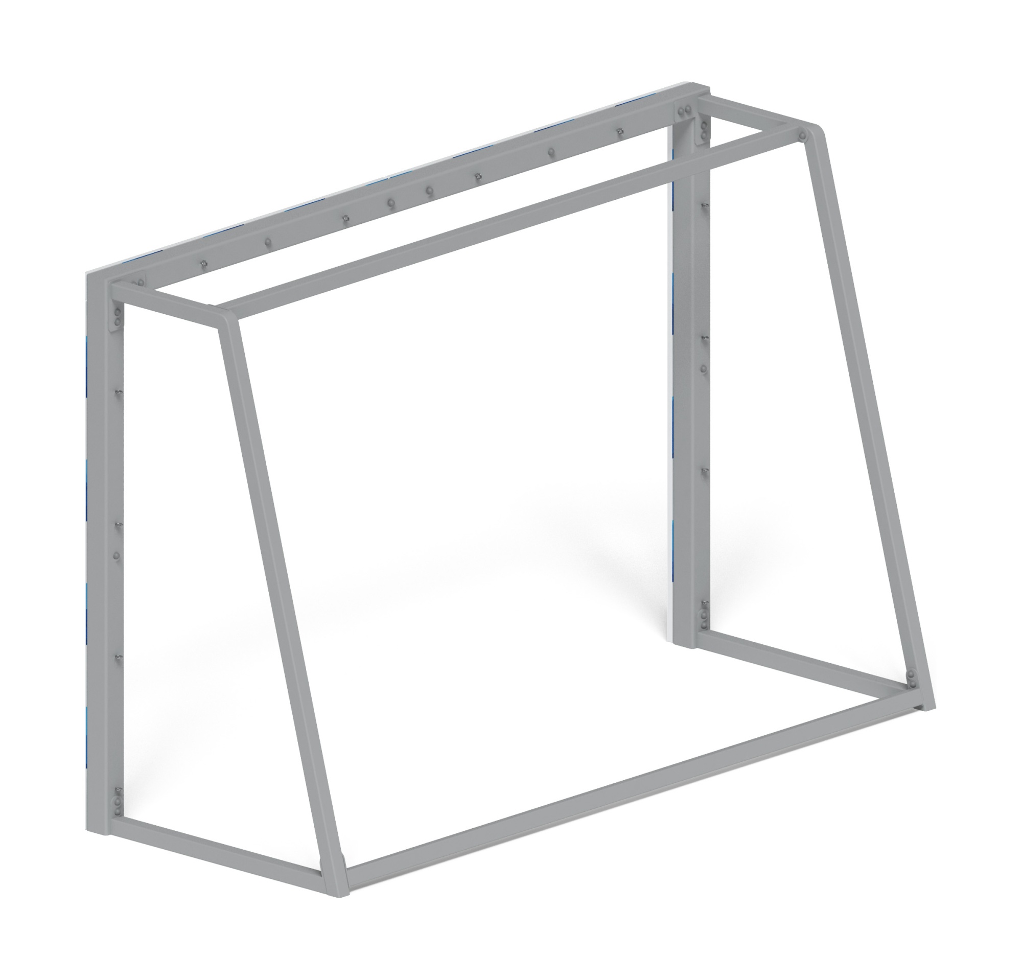 Ворота мини футбольные (синие) (с креплением сетки) - СО 2.60.04-03