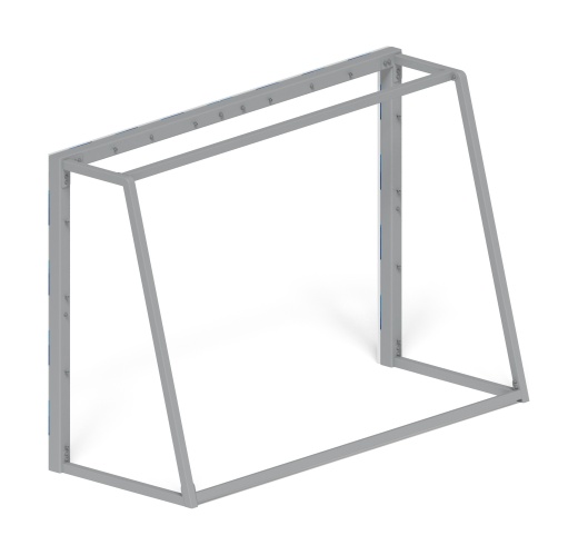 Ворота мини футбольные (синие) (с креплением сетки) - СО 2.60.04-03