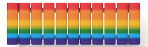 Скамья - МФ 42.01.14 (Радуга)