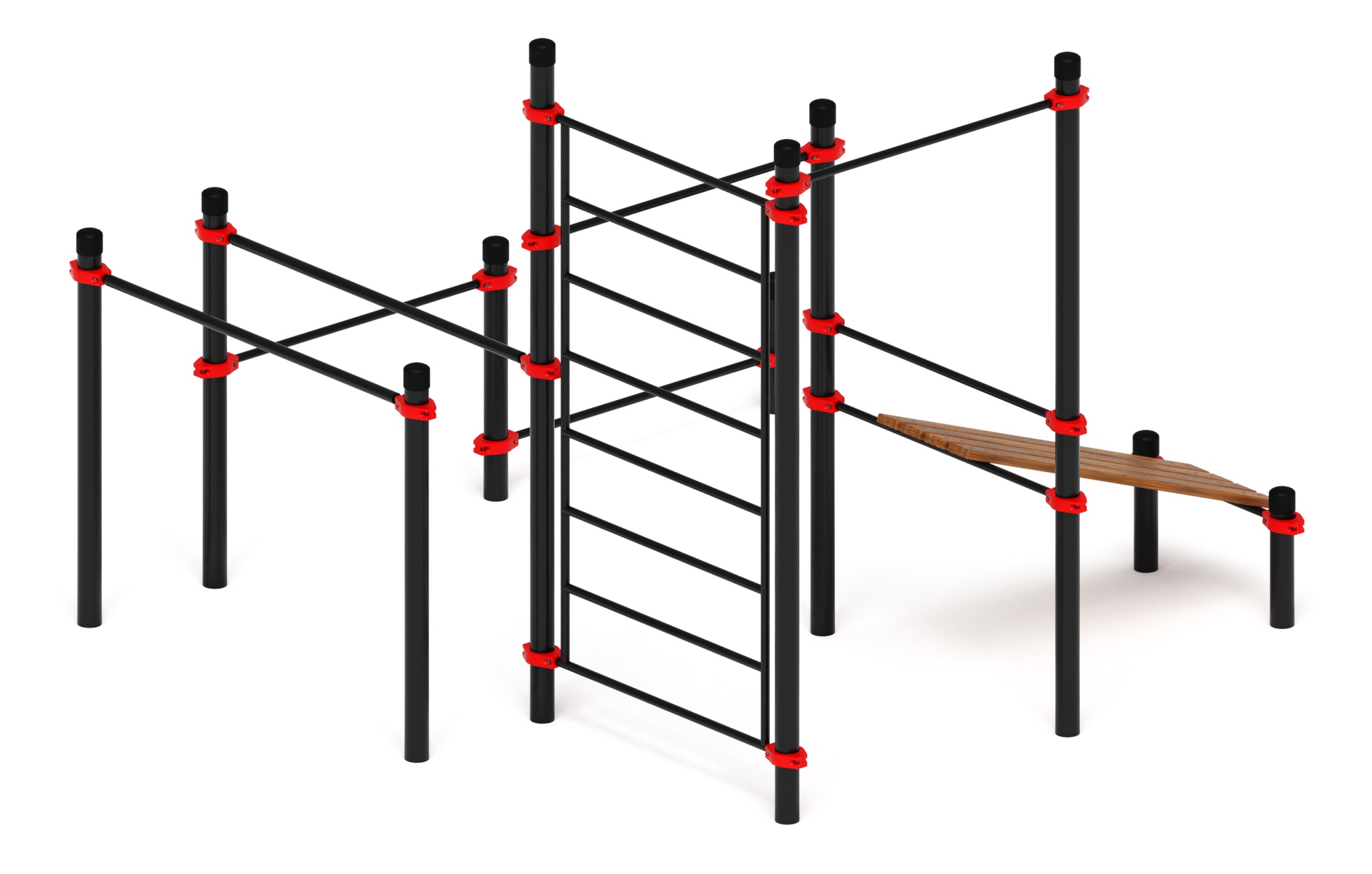 Воркаут 108 красный ВТ 12.21-01