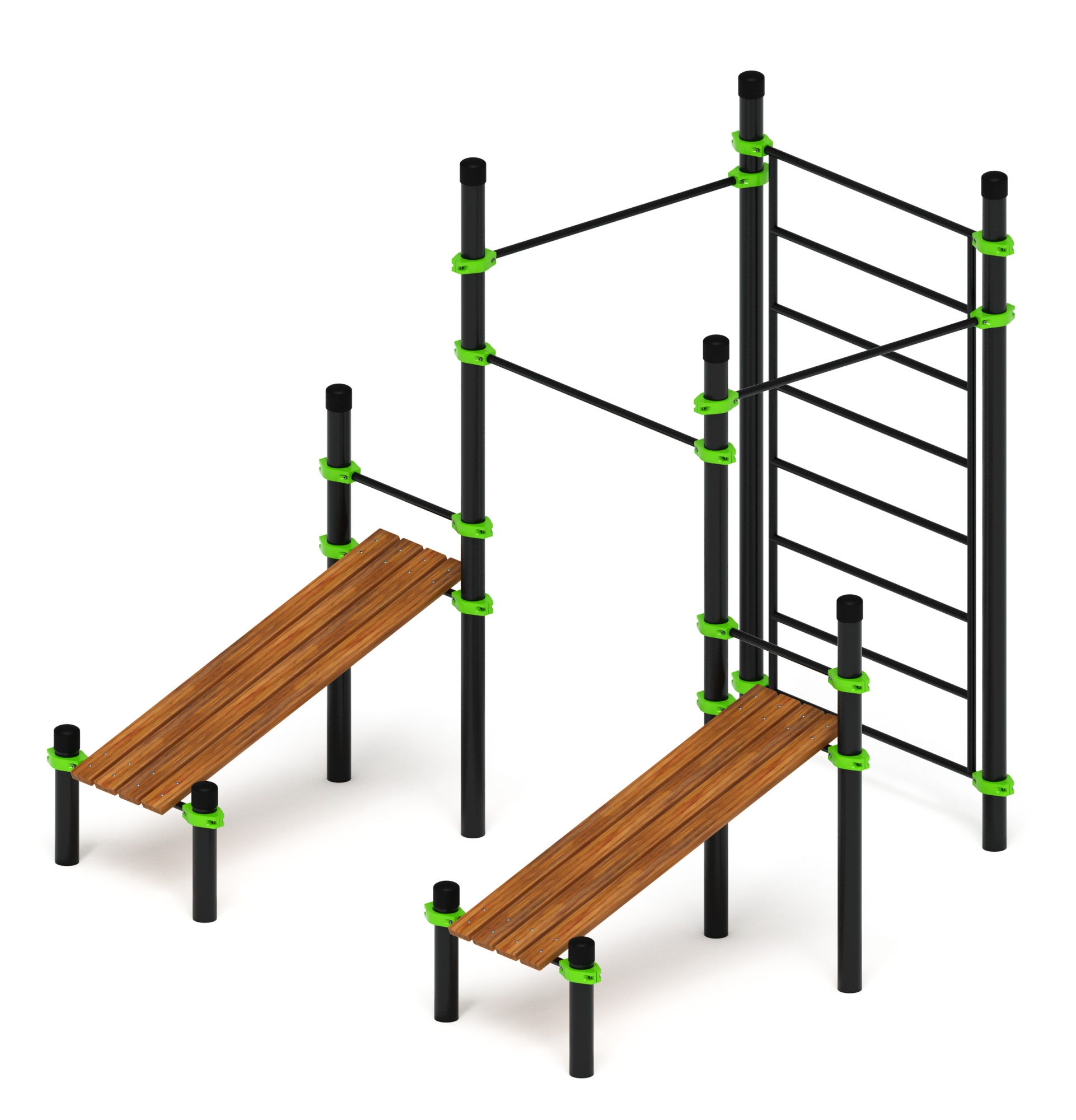 Воркаут 108 зеленый ВТ 12.16-02