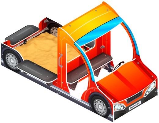 Песочница Грузовичок ИО 5.03.03-10