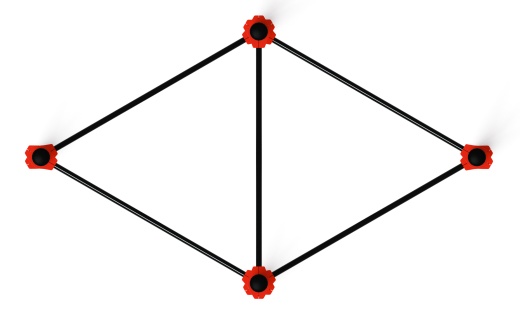 Воркаут 108 красный ВТ 12.08-01