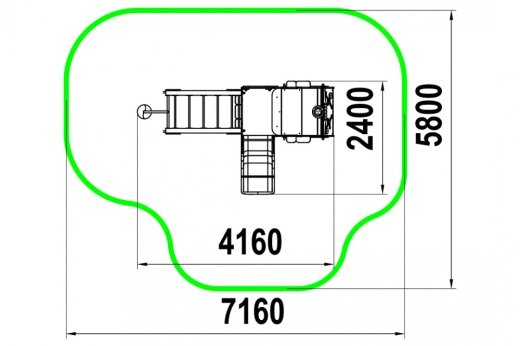 Машинка "Пожарная" со спорт ядром МФ-1.5