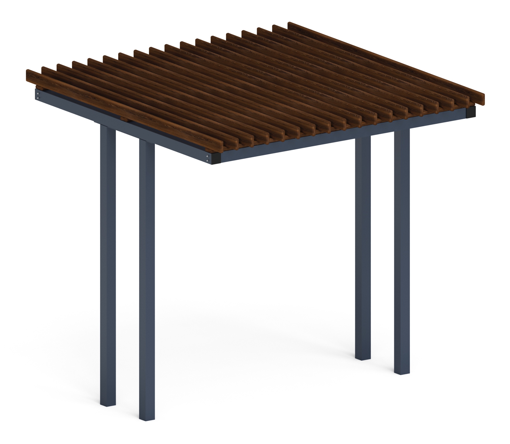 Пергола тент (прямая) - МФ 77.04.01-01 /без поликарбоната/