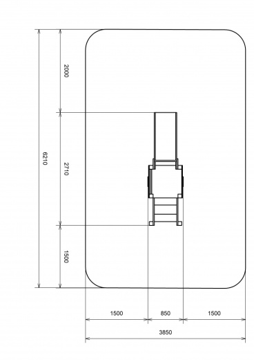 Горка Малыш - ИО 41.01.01 - H=750