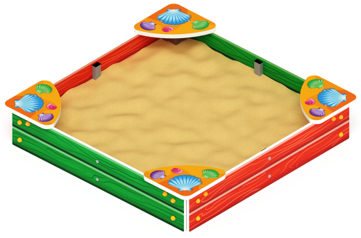 Песочница мини (Ракушки) - ИО 5.01.01-01