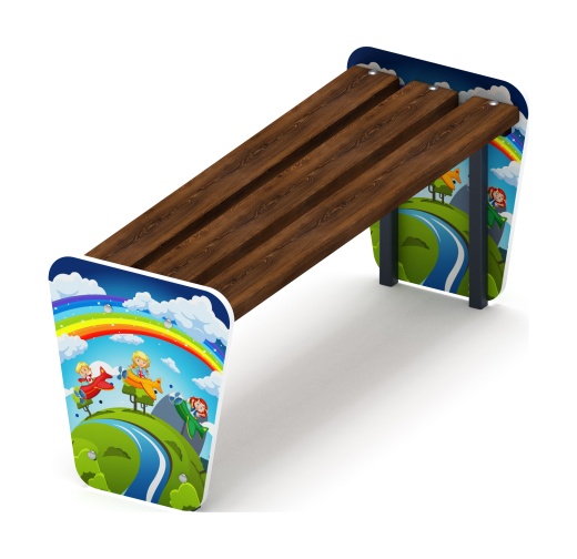 Скамейка детская Солнышко - МФ 41.01.03-И1