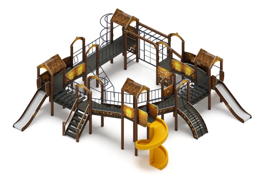 Остров детства (ЭКО) - ДИК 2.01.8.02-02 - Игровой комплекс H=1200 H=2000