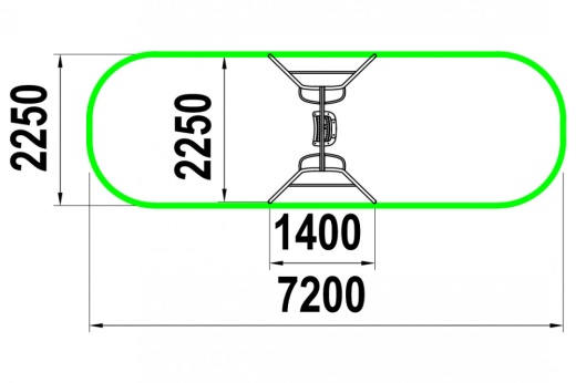 Качели на цепочках КАЧ-1.5