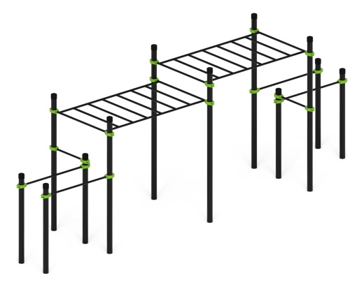 Воркаут 108 зеленый ВТ 12.26-02