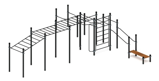 Воркаут ЛОВ 108 серый ВТ 102.19-03