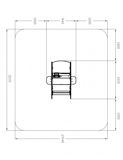 Машинка - Качалка на пружине двухместная машинка - ИО 23.03.01-04
