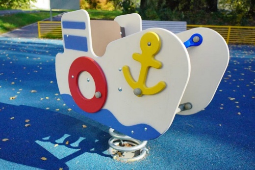 Качалка на пружине "Пароход" КА-1.28