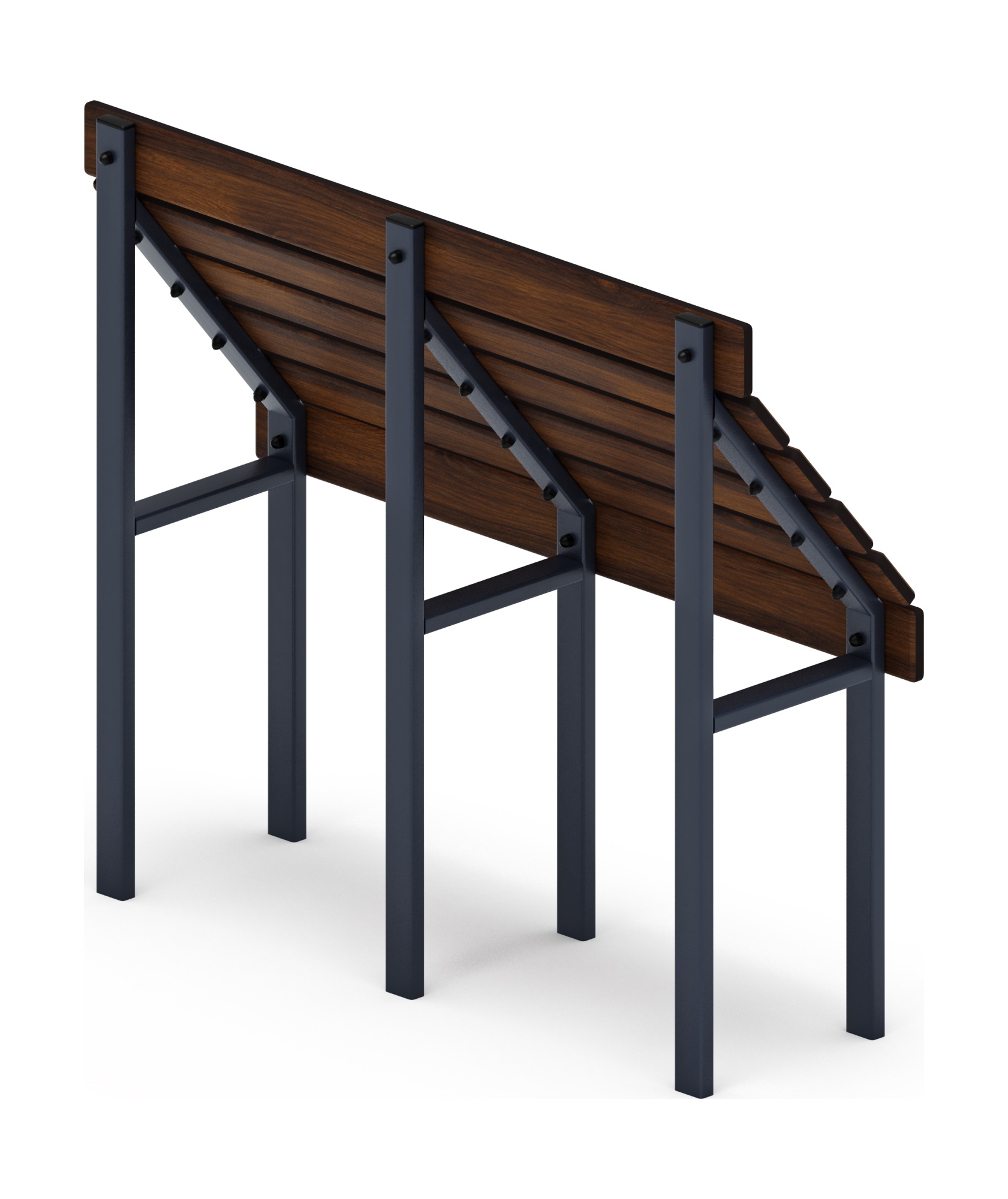 Скамья для людей с ограниченными возможностями (темный дуб) МФ 44.01.01