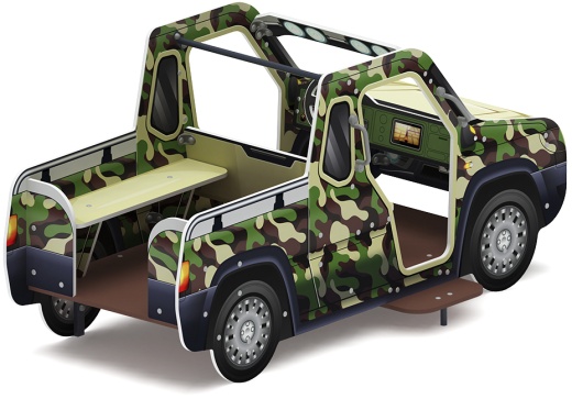 Джип пикап Сафари - Беседка машинка - МФ 10.03.10-10