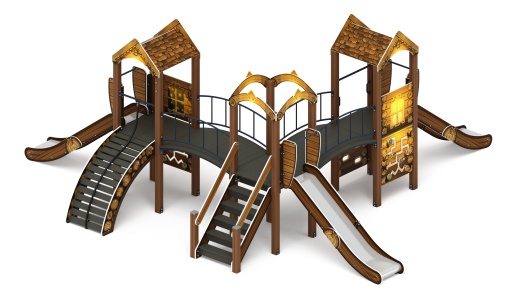 Городок (ЭКО) - ДИК 2.01.3.03-32 - Игровой комплекс H=1200