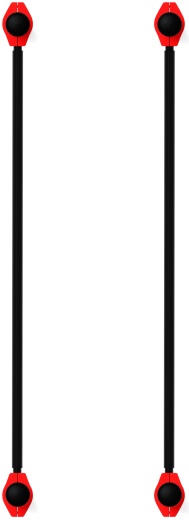 Воркаут ЛОВ 108 красный ВТ 102.10-01