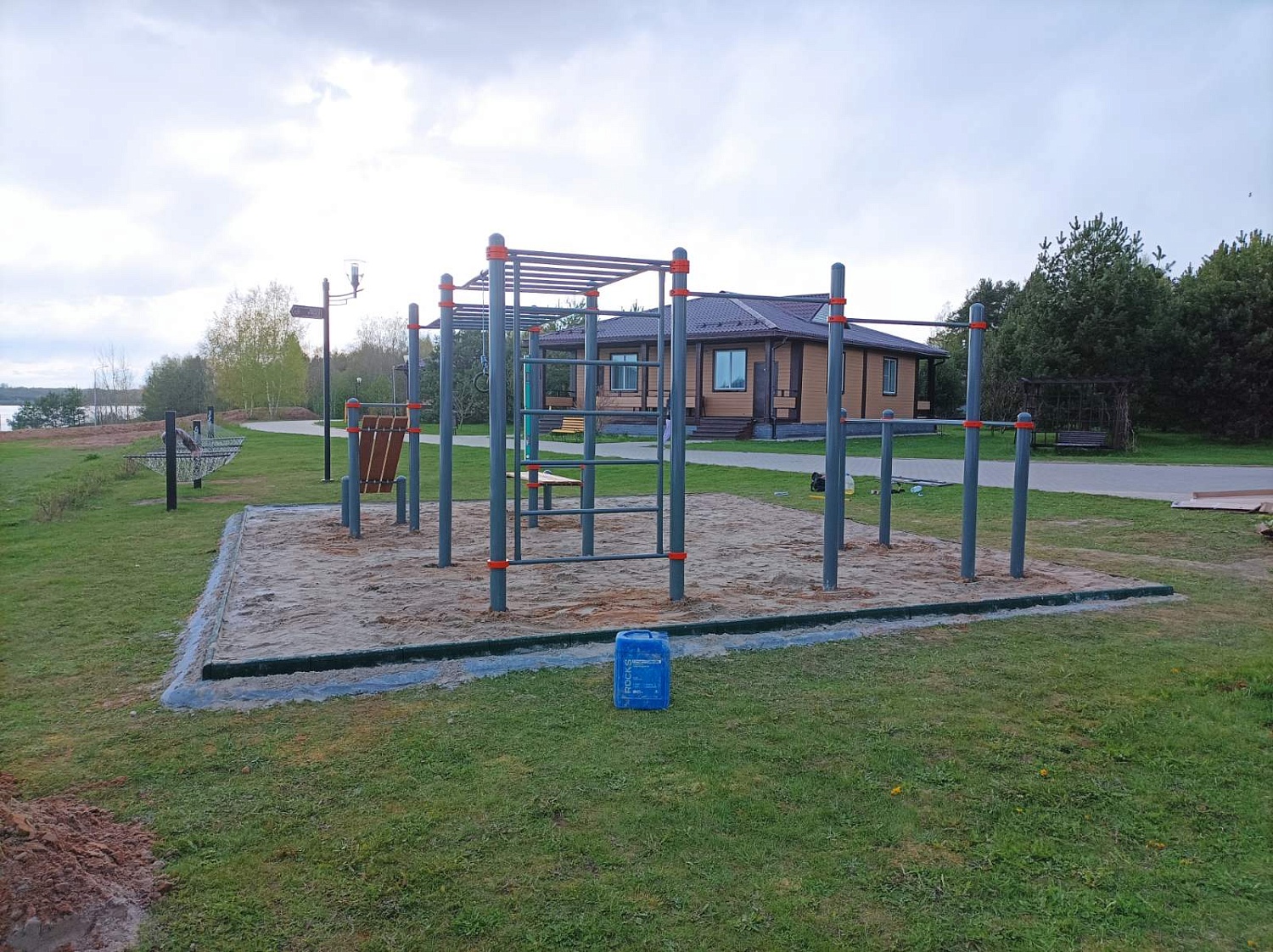 Строительство воркаут площадки для базы отдыха, г. Рыбинск