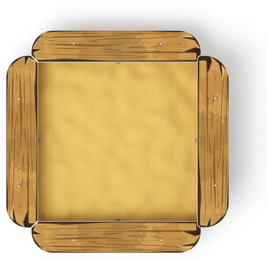 Песочница средняя (Коричневый) - ИО 5.01.15-02