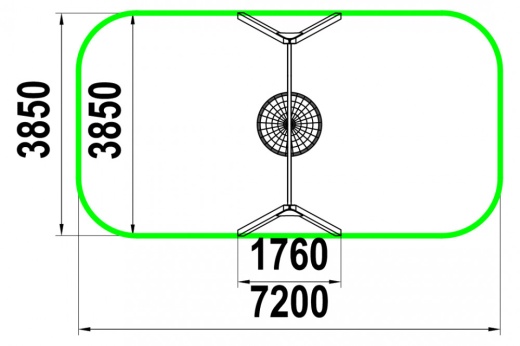 Качели - Гнездо КАЧ-1.1