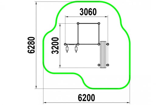 Спортивный комплекс "Культурист" W-01-004