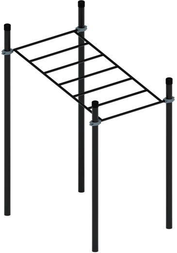 Воркаут ЛОВ 108 серый ВТ 102.07-03