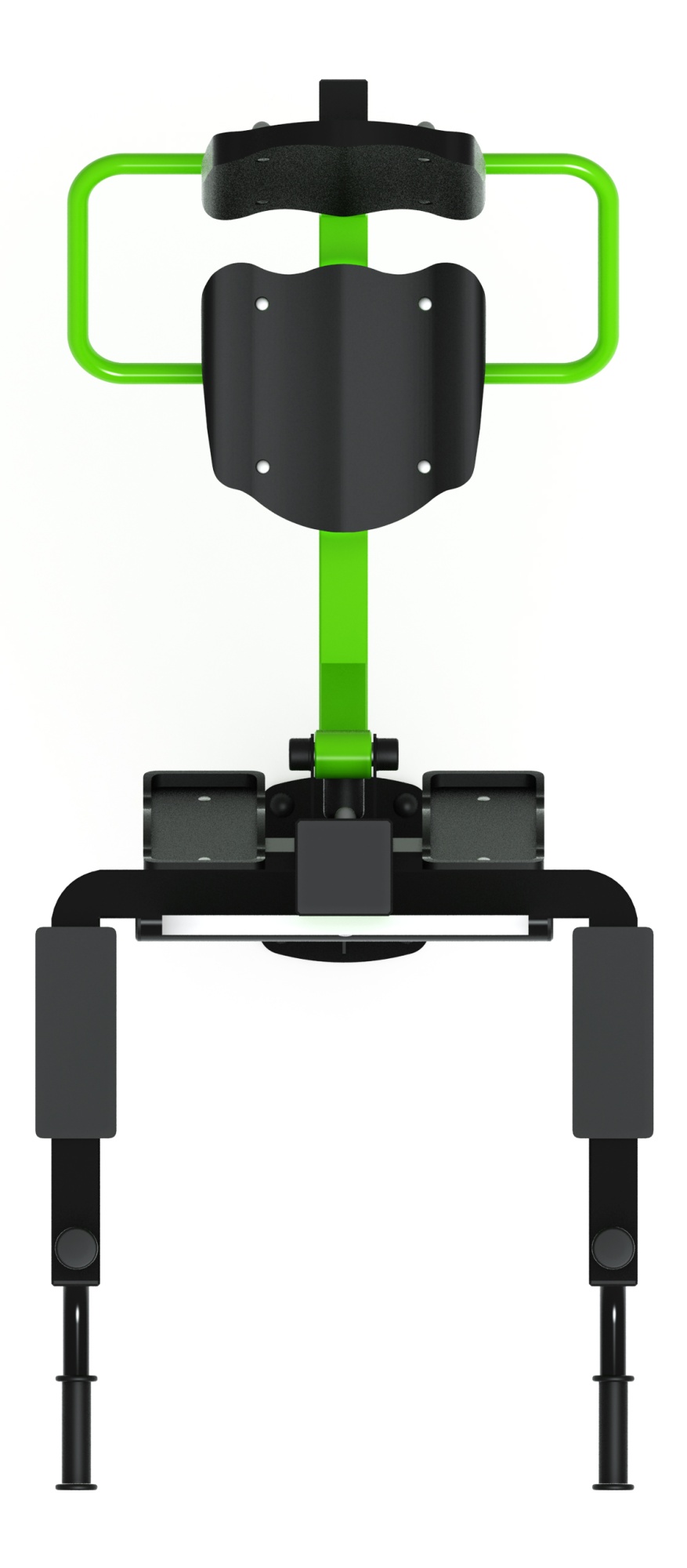 Жим ногами+Брусья (зеленый) - Уличный тренажер - СТ 023-12