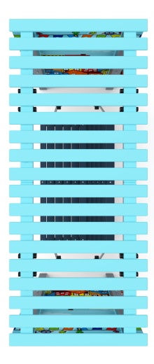 Пергола с качелями (Город) - МФ 78.06.01-05 /без поликарбоната/