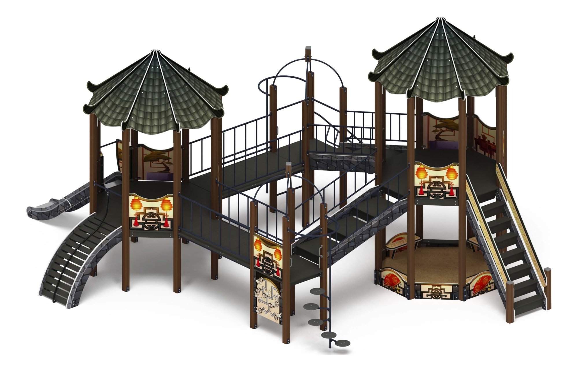 Карнавал (Шанхай) - ДИК 2.22.06-02 - Игровой комплекс H=1200