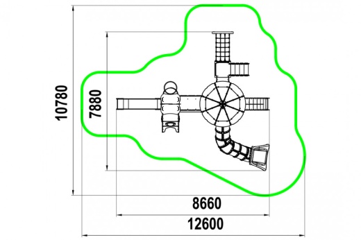 Игровой комплекс "Сторожевая башня" ИКС-1.208