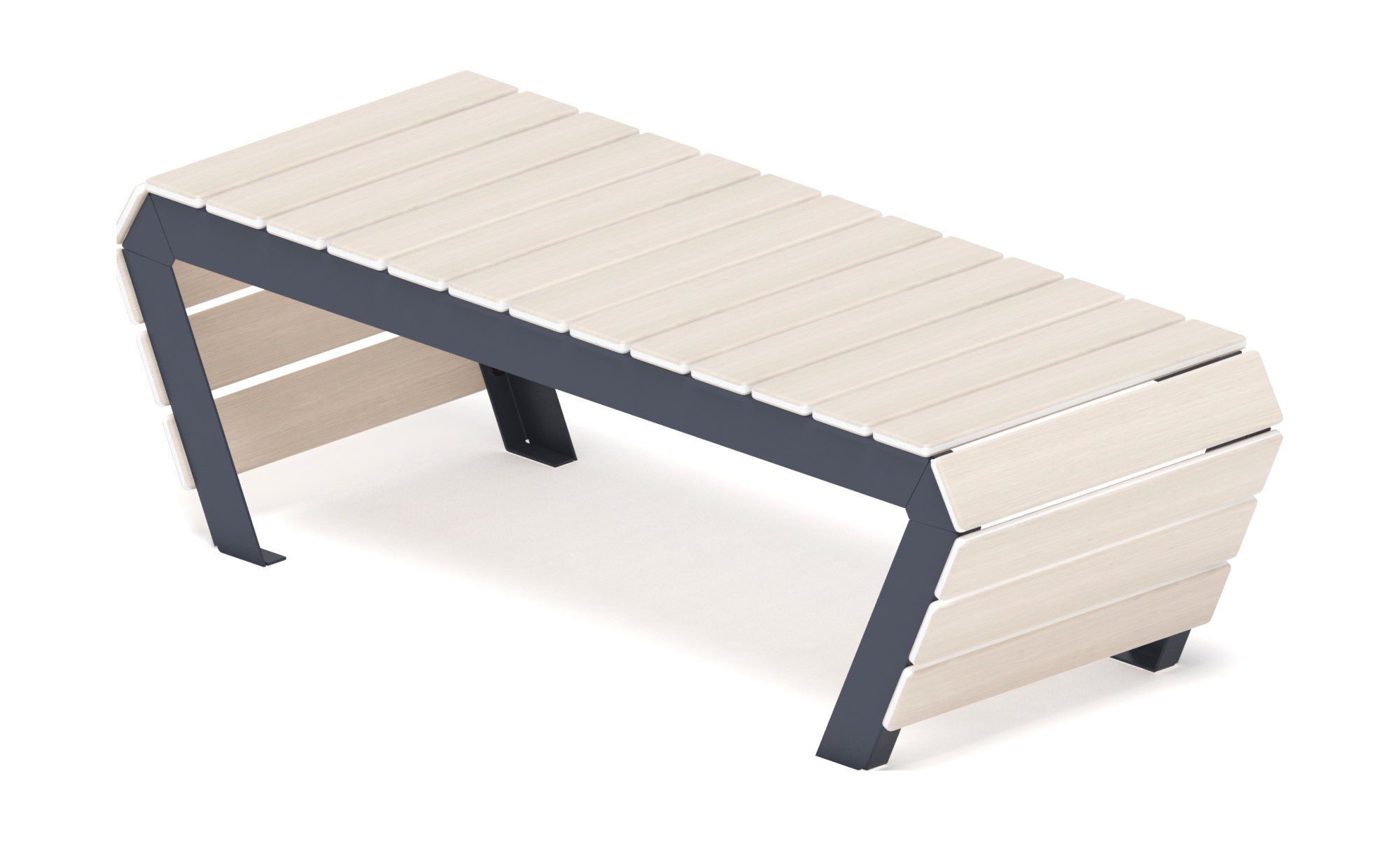 Скамья - МФ 42.02.04-01 (Беленый дуб) Г:580  (под анкера)