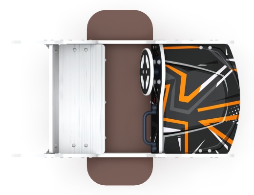 Кабриолет - Качалка на пружине двухместная машинка - ИО 23.03.02-05