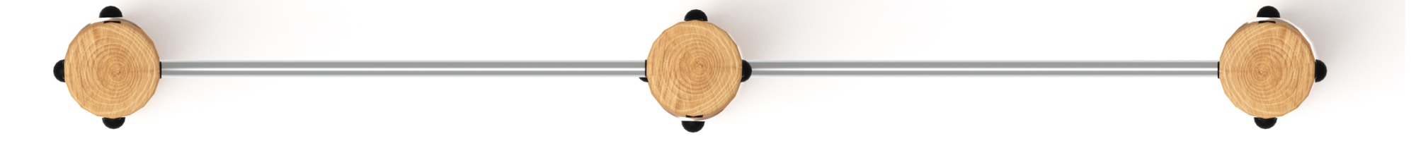 Турник взрослый двойной (лиственница) СО 2.20.09-Л