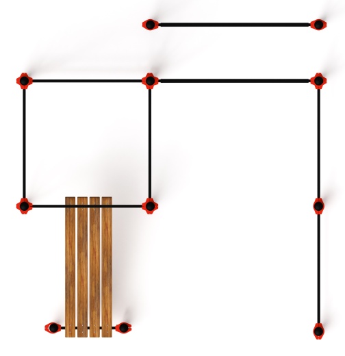 Воркаут 108 красный ВТ 12.21-01