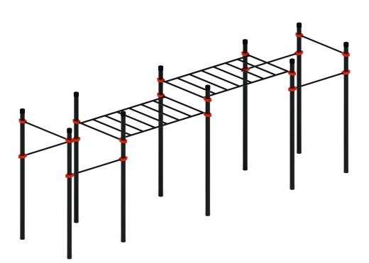 Воркаут 108 красный ВТ 12.20-01