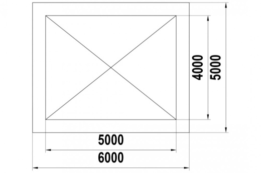 Теневой навес (20м2)на болтовом соединении ТН-1.25