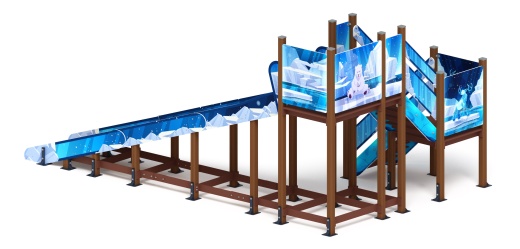 Горка Зима (снежная королева)(под анкера) - ИО 49.01.02-04.И1 - Н=2000