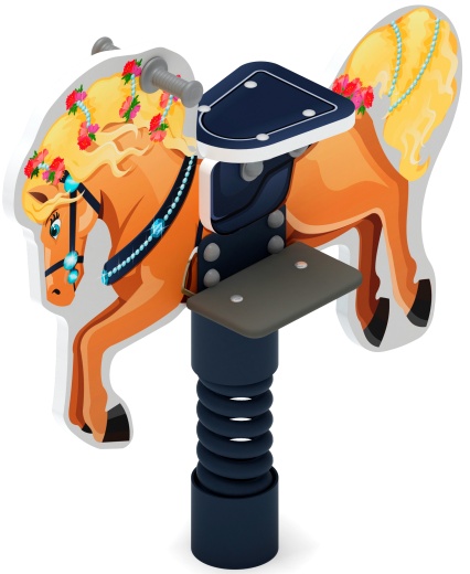 Лошадка 4 - Качалка на пружине - ИО 22.01.13-02