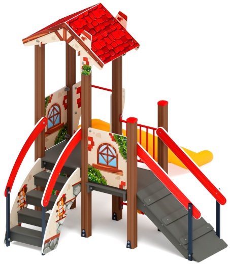 В гостях у сказки  горка пластиковая  Н 900 ДИК 1.05.01-23