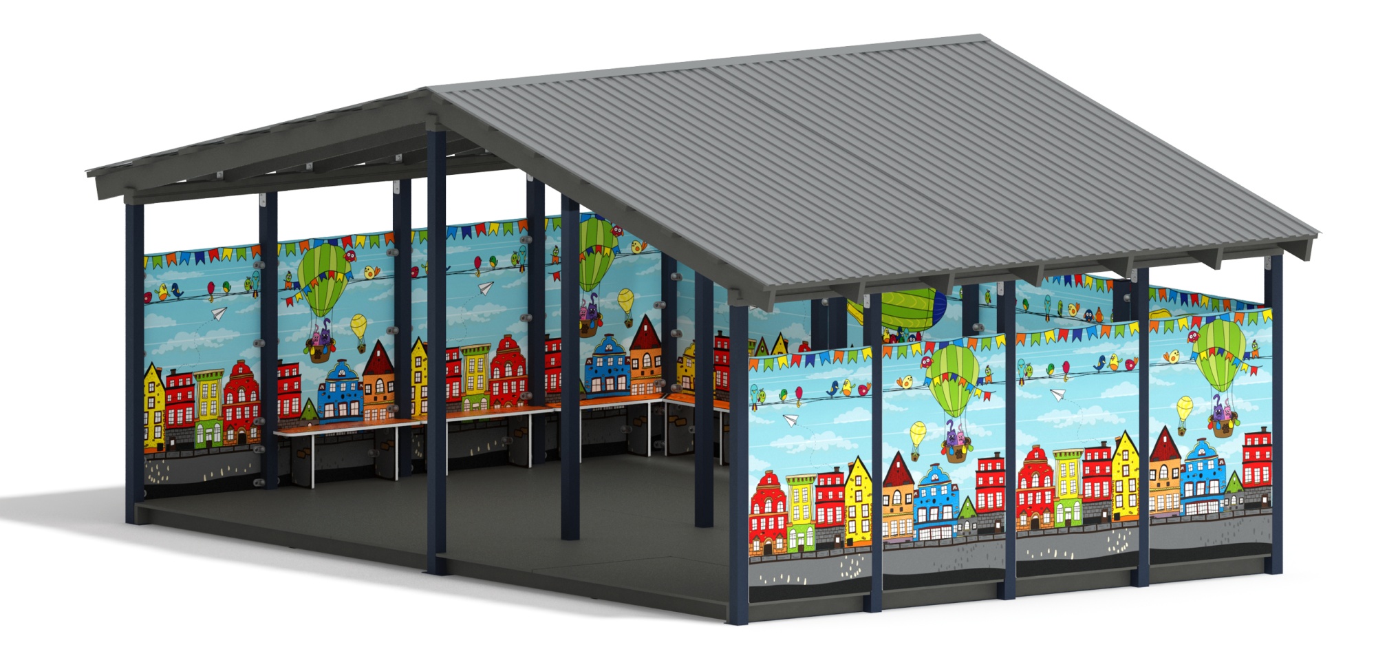 Теневой навес (Город) - МФ 70.6.4-01