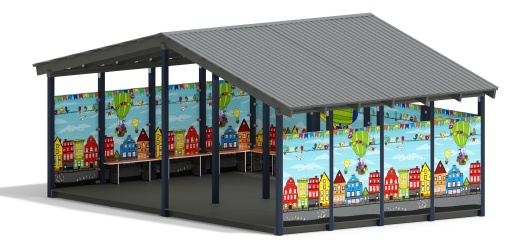 Теневой навес (Город) - МФ 70.6.4-01