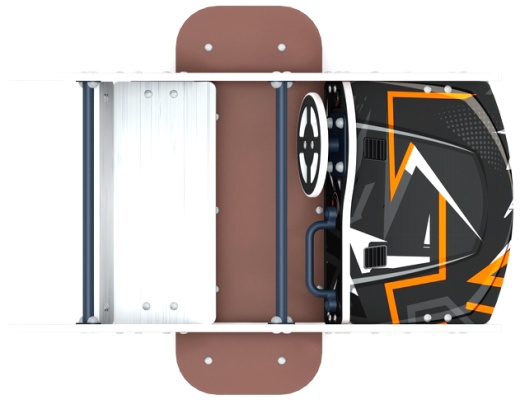 Машинка (черная) - Беседка машинка средняя - МФ 10.03.01-05