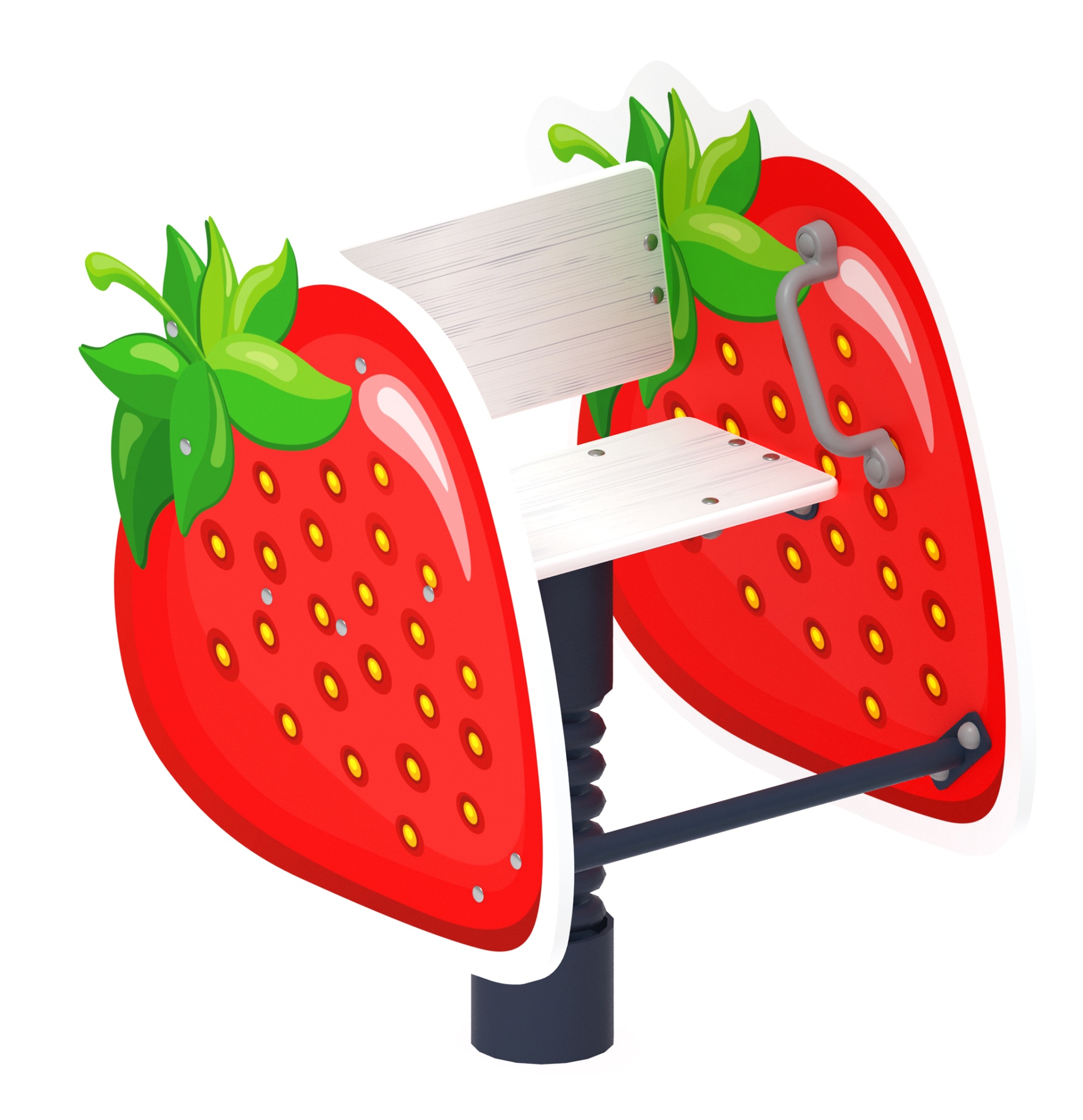 Клубника - Качалка на пружине - ИО 22.01.15-И1