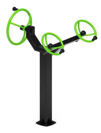 Рули (положение стоя) зеленый - Уличный тренажер - СТ 103-12