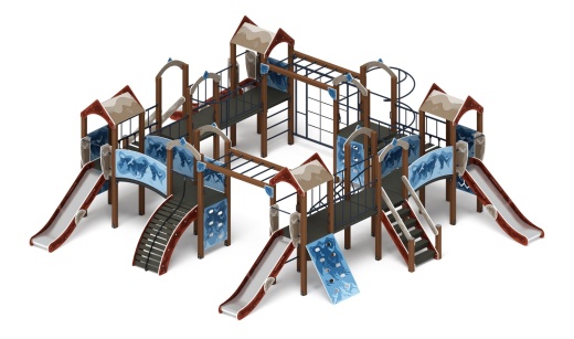 Остров детства (Алтай) - ДИК 2.01.8.01-04 - Игровой комплекс H=1200