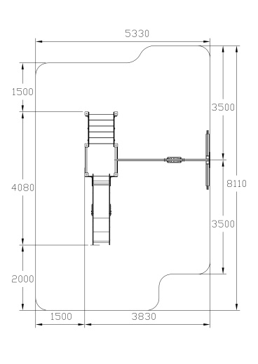 Счастливое детство (Алтай) - ДИК 2.01.03-04 - Игровой комплекс H=1200