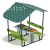 Столик детский с навесом (город) - МФ 31.01.08-05