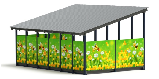 Теневой навес (Пчёлка) - МФ 71.6.4-05