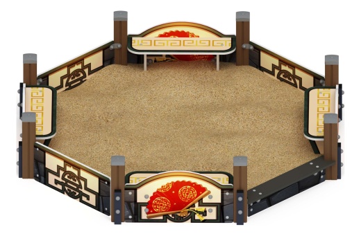 Песочница восьмигранная Карнавал (Шанхай) - ИО 5.01.04-21